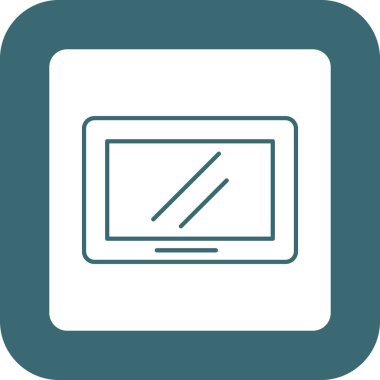 Web Kullanımı için Sekme Simgesi, Vektör İllüstrasyonu