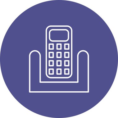 Web Kullanımı için Kablosuz Telefon Simgesi, Vektör Resimleri