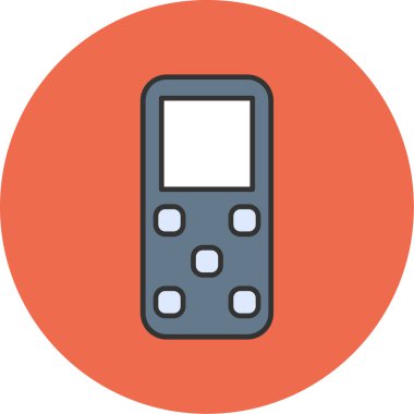 Web Kullanımı için Telefon Simgesi, Vektör İllüstrasyonu