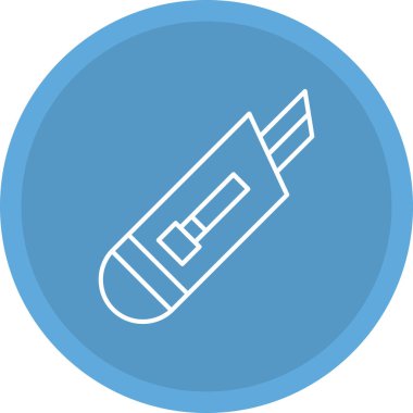 Web Kullanımı İçin Kesici Simgesi, Vektör İllüstrasyonu