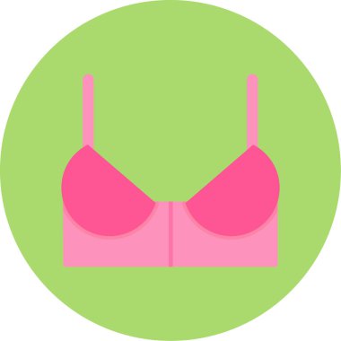 Web Kullanımı için Sütyen Simgesi, Vektör İllüstrasyonu