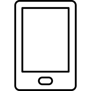 Tablet.svg Simgesi, Web Kullanımı için Vektör İllüstrasyonu