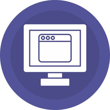 Web Kullanımı için Web Simgesi, Vektör İllüstrasyonu