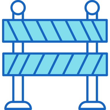 Yol Bariyeri Simgesi, Web Kullanımı için Vektör Resimleri