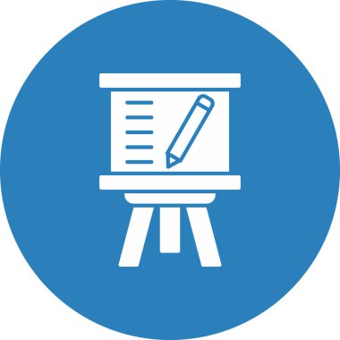 Web Kullanımı için Grafik Tahta Simgesi, Vektör İllüstrasyonu