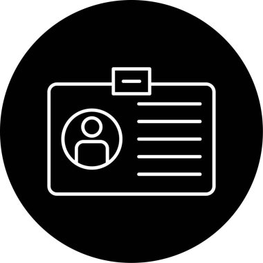 Web kullanımı için Üyelik Simgesi, Vektör İllüstrasyonu