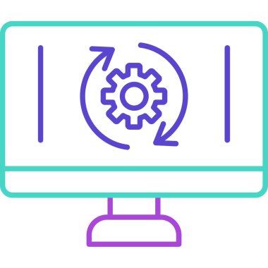 Web Kullanımı için Ekran Simgesi, Vektör Resimleri İzle