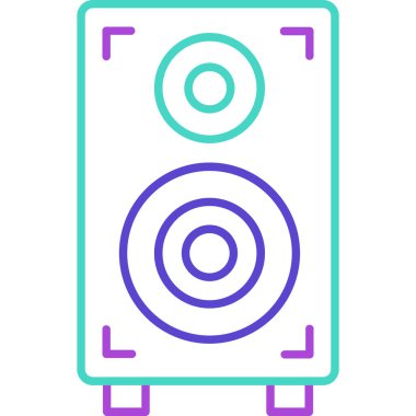 Web Kullanımı için Sözcü Simgesi, Vektör İllüstrasyonu