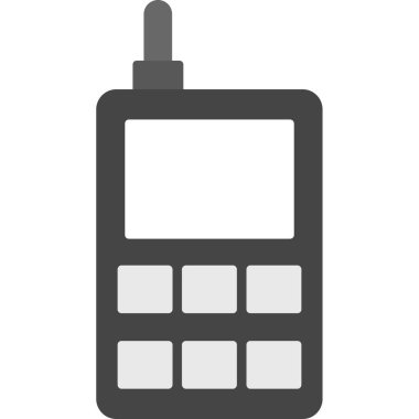 Web Kullanımı için Telefon Simgesi, Vektör İllüstrasyonu