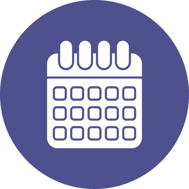 Web Kullanımı için Zamanlama Simgesi, Vektör İllüstrasyonu