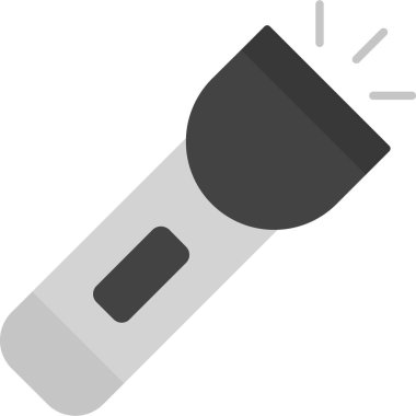 Web Kullanımı için Meşale Simgesi, Vektör İllüstrasyonu