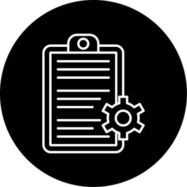 Web Kullanımı için Proje Simgesi, Vektör İllüstrasyonu