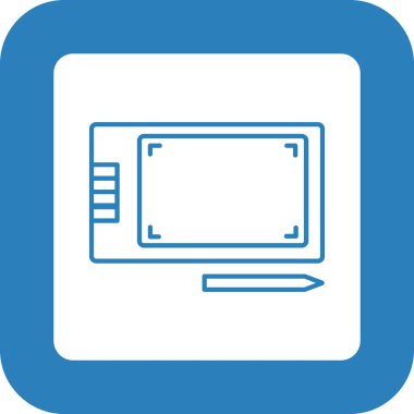 Elektronik Aygıt Simgesi, Web Kullanımı için Vektör İllüstrasyonu