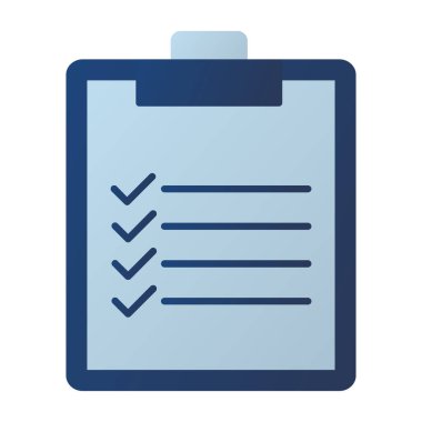 Web Kullanımı için Pano Simgesi, Vektör İllüstrasyonu