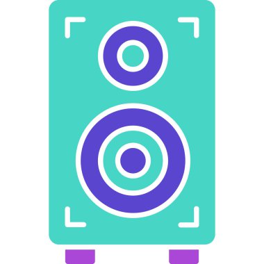 Web Kullanımı için Sözcü Simgesi, Vektör İllüstrasyonu