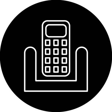 Web Kullanımı için Kablosuz Telefon Simgesi, Vektör Resimleri