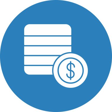 Web Kullanımı için Para Simgesi, Vektör İllüstrasyonu