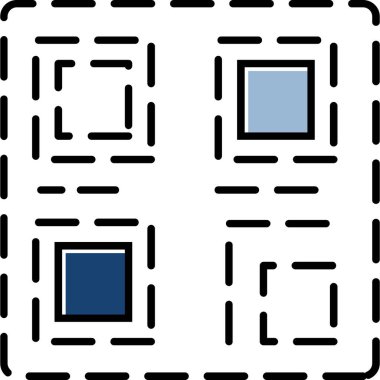 Qr Kod Simgesi, Web Kullanımı için Vektör Resimleri