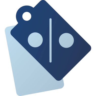 Web kullanımı için İndirim Simgesi, Vektör İllüstrasyonu