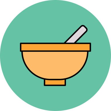 Web Kullanımı için Bowling Simgesi, Vektör İllüstrasyonu