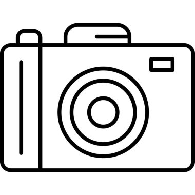 Kamera. svg Simgesi, Web Kullanımı için Vektör İllüstrasyonu