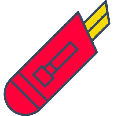 Web Kullanımı İçin Kesici Simgesi, Vektör İllüstrasyonu