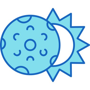 Web Kullanımı İçin Tutulma Simgesi, Vektör İllüstrasyonu