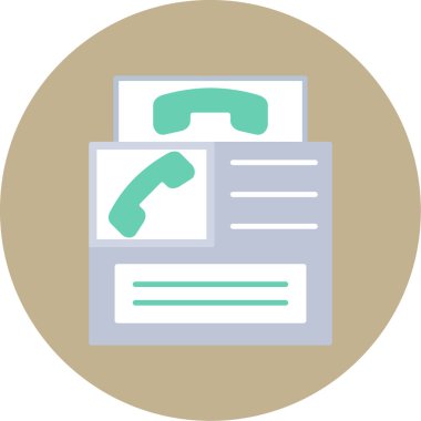 Web Kullanımı için Telefon kulübesi Simgesi, Vektör İllüstrasyonu