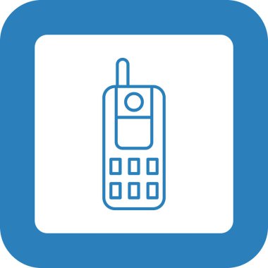 Web Kullanımı için Nokia Bluefix Simgesi, Vektör İllüstrasyonu