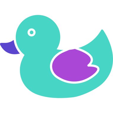 Kauçuk Ördek Simgesi, Web Kullanımı için Vektör Resimleri