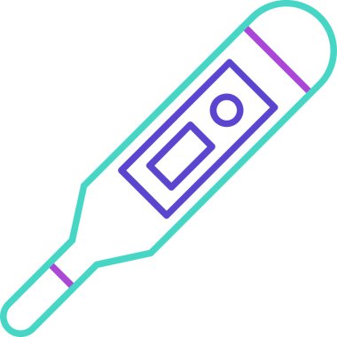 Web Kullanımı için Termometre Simgesi, Vektör İllüstrasyonu