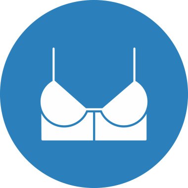 Web Kullanımı için Sütyen Simgesi, Vektör İllüstrasyonu