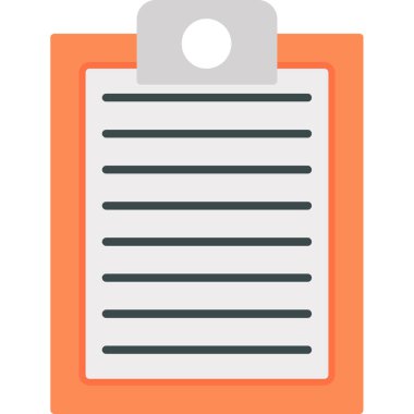 Web Kullanımı için Pano Simgesi, Vektör İllüstrasyonu