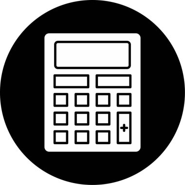 Web Kullanımı için Hesap Makinesi Simgesi, Vektör Resimleri