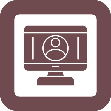 Web Kullanımı için Kullanıcı Simgesi, Vektör İllüstrasyonu