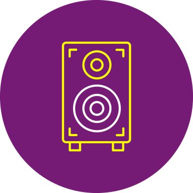 Web Kullanımı için Sözcü Simgesi, Vektör İllüstrasyonu