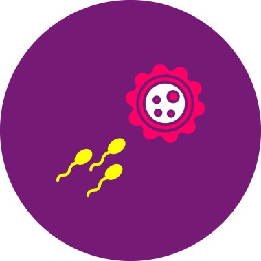 Web kullanımı için Döllenme Simgesi, Vektör İllüstrasyonu