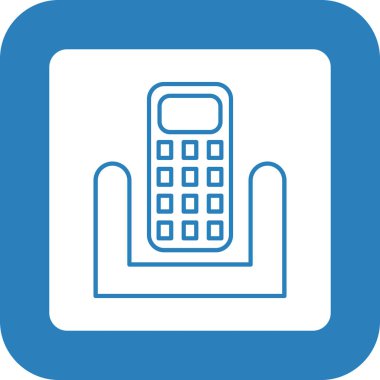 Web Kullanımı için Kablosuz Telefon Simgesi, Vektör Resimleri