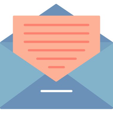 Web kullanımı için Zarf Simgesi, Vektör İllüstrasyonu