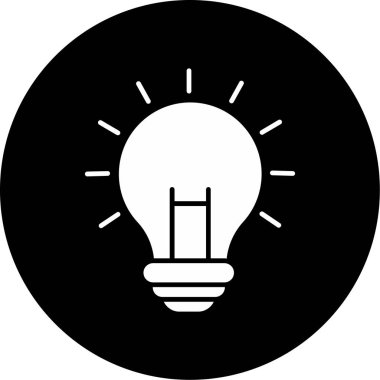 Ampul Simgesi, Web Kullanımı için Vektör Resimleri