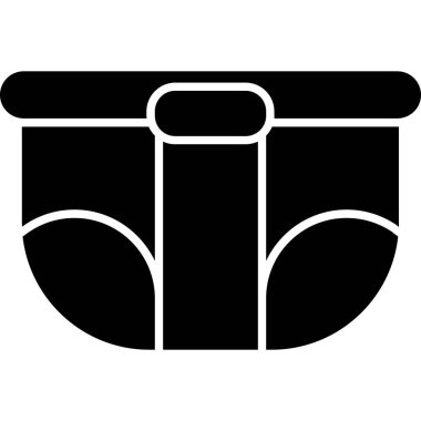 Web Kullanımı için Bez Simgesi, Vektör İllüstrasyonu