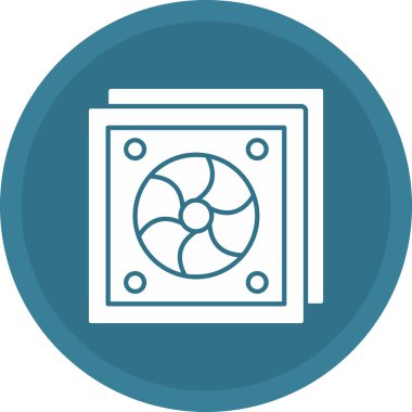 Web Kullanımı için Fan Simgesi, Vektör İllüstrasyonu