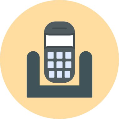 Web Kullanımı için Kablosuz Telefon Simgesi, Vektör Resimleri