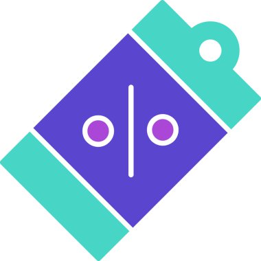 Web Kullanımı için Satış Etiketi Simgesi, Vektör İllüstrasyonu