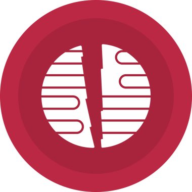 Web Kullanımı için Uranüs Yok Edilmiş Simge, Vektör İllüstrasyonu