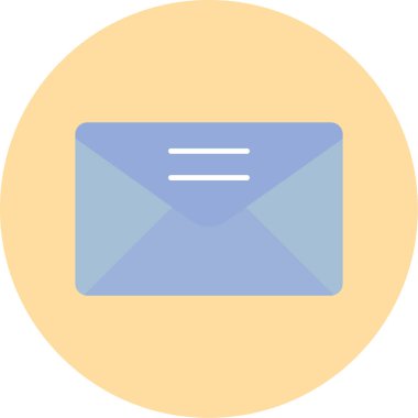 Web Kullanımı için E- posta Simgesi, Vektör İllüstrasyonu