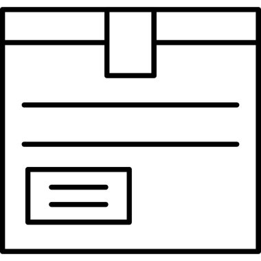 Web Kullanımı için Package.svg Simgesi, Vektör İllüstrasyonu