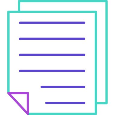 Web Kullanımı için Not Simgesi, Vektör İllüstrasyonu