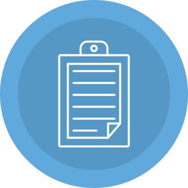 Web Kullanımı için Pano Simgesi, Vektör İllüstrasyonu