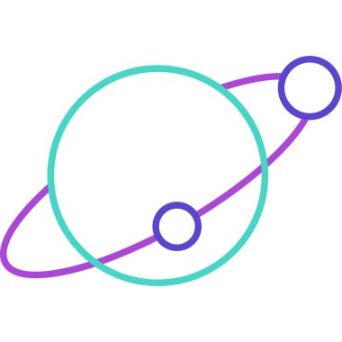 Satürn Simgesi, Web Kullanımı için Vektör Resimleri